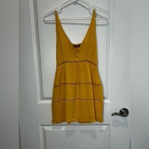 Zaful Yellow Tank Top Size Small